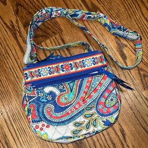 Vera Bradley Marina Paisley Shoulder/Crossbody Bag NWOT